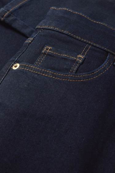 Femei - Slim jeans - talie înaltă - LYCRA® - denim-albastru închis
