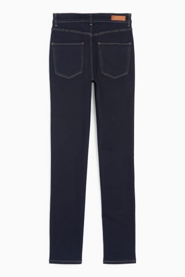 Femei - Slim jeans - talie înaltă - LYCRA® - denim-albastru închis