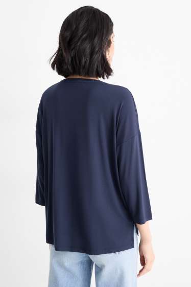 Femei - Tricou - regular fit - albastru închis