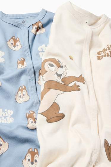 Bebeluși - băieți - Multipack 2 buc. - Chip și Dale - pijama bebeluși - albastru