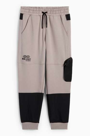 Copii - Băieți - Pantaloni de trening cargo - gri