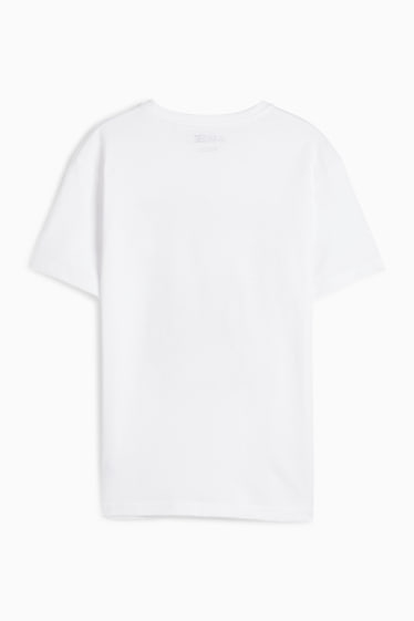 Copii - Băieți - Gorillaz - tricou cu mânecă scurtă - alb