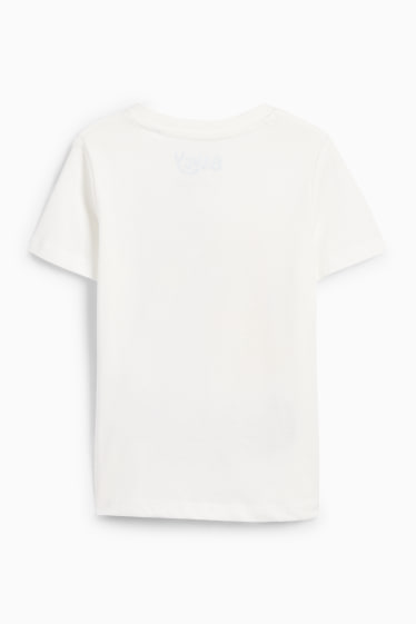 Copii - Băieți - Bluey - tricou cu mânecă scurtă - alb