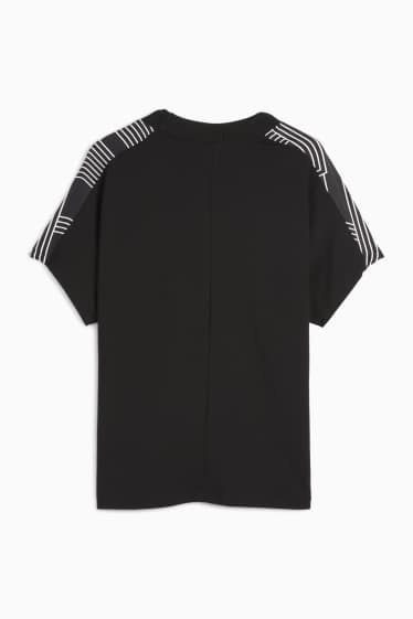 Femei - Tricou - relaxed fit - cu model - negru