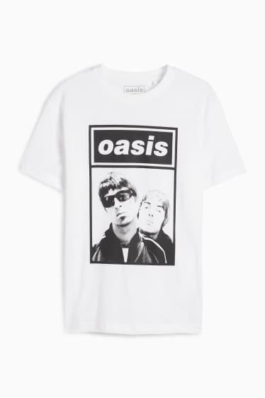 Copii - Băieți - Oasis - tricou cu mânecă scurtă - alb