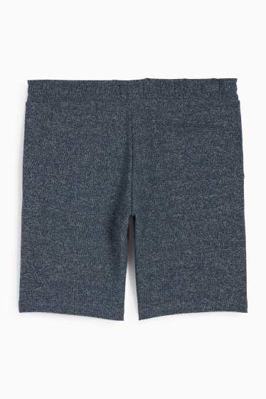 Bărbați - Pantaloni scurți - structurați - albastru închis