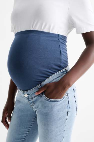 Femei - Jeans gravide - slim jeans - LYCRA® - denim-albastru deschis