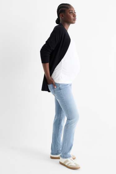 Femei - Jeans gravide - slim jeans - LYCRA® - denim-albastru deschis