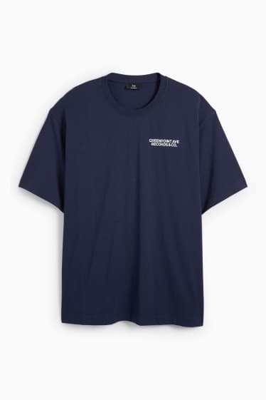Bărbați - Tricou - relaxed fit - albastru închis