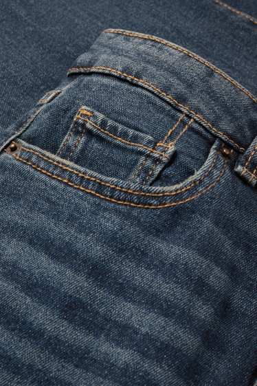 Femei - Bootcut jeans - talie înaltă - denim-albastru închis