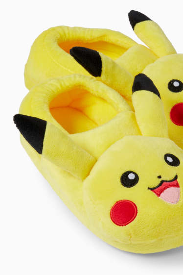 Copii - Băieți - Pokémon - Pikachu - papuci de casă - galben
