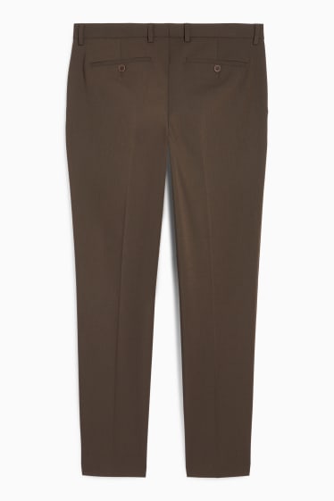 Bărbați - Pantaloni modulari - slim fit - Flex - maro închis