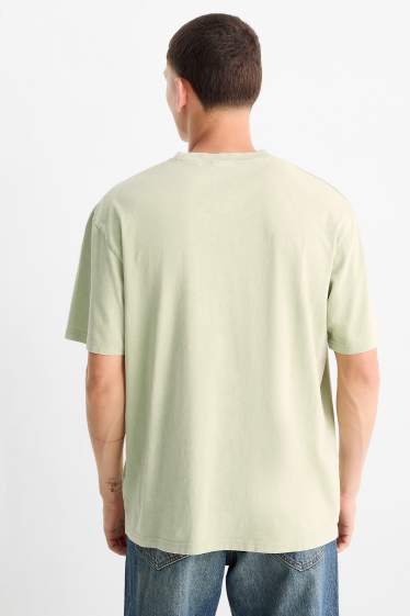 Bărbați - Tricou - relaxed fit - verde mentă