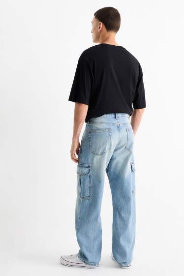 Bărbați - Cargo jeans - denim-albastru deschis
