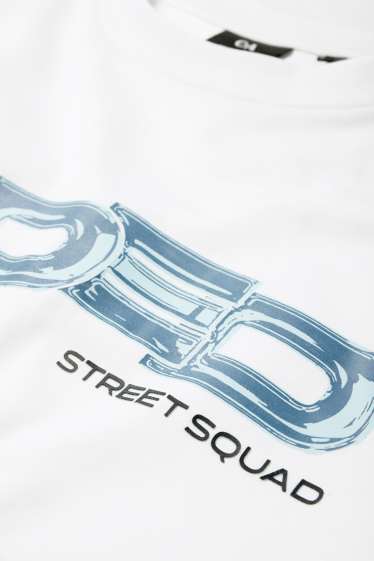 Bărbați - Tricou - relaxed fit - alb