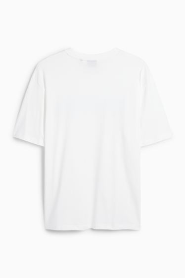 Bărbați - Tricou - relaxed fit - alb