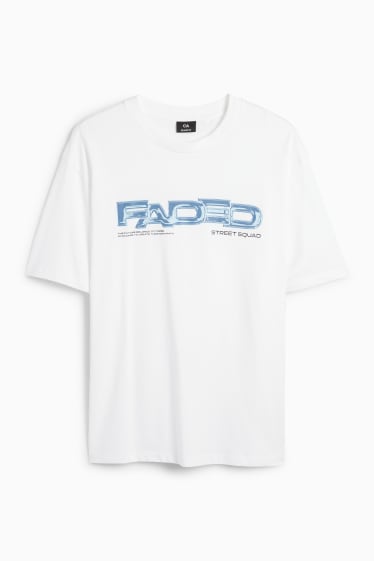 Bărbați - Tricou - relaxed fit - alb