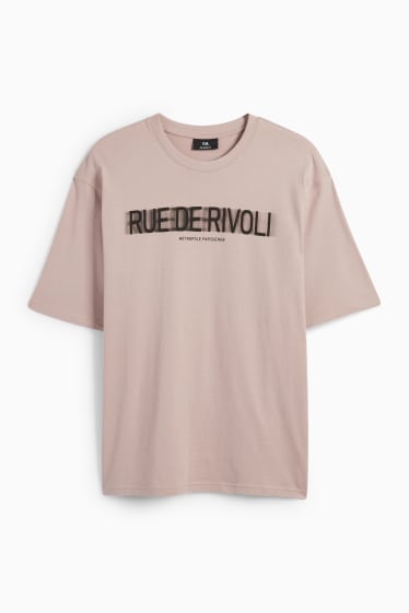 Bărbați - Tricou - relaxed fit - bej