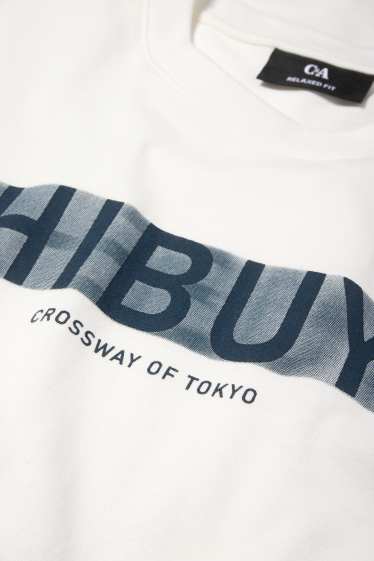Bărbați - Tricou - relaxed fit - alb