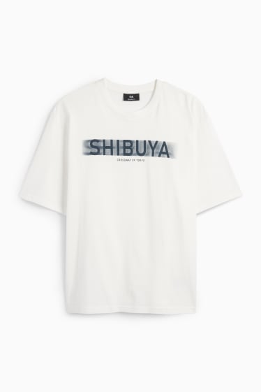 Bărbați - Tricou - relaxed fit - alb