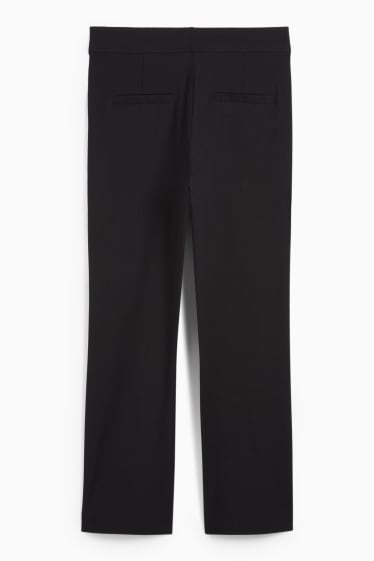 Women - Cloth trousers - high waist - recycled - black