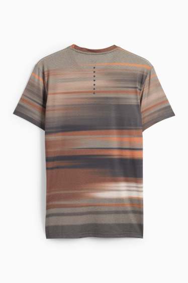 Bărbați - Tricou funcțional - cu model - maro