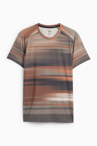 Bărbați - Tricou funcțional - cu model - maro
