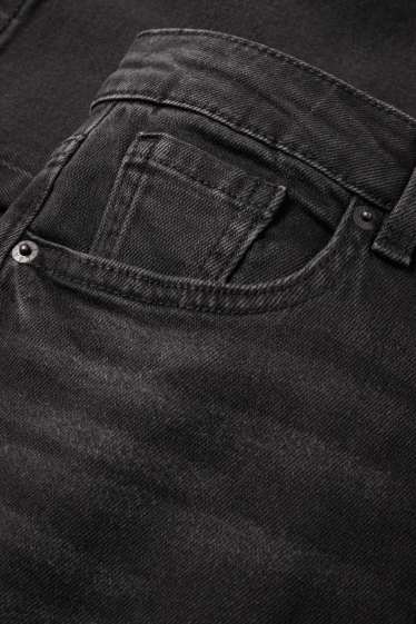 Femei - Bootcut jeans - talie înaltă - denim-gri închis