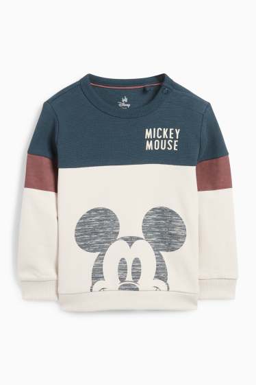 Bebeluși - băieți - Mickey Mouse - compleu bebeluși - 2 piese - albastru închis