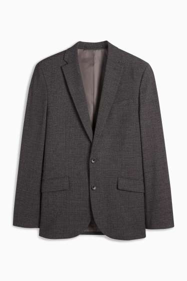Bărbați - Sacou modular - slim fit - Flex - LYCRA® - gri închis