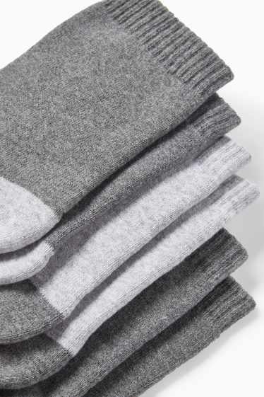 Women - Multipack of 3 - socks - gray
