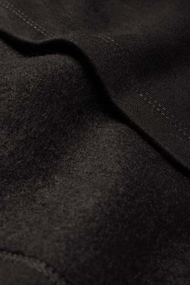 Femei - Rochie din molton - negru