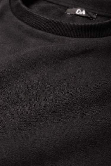 Femei - Rochie din molton - negru