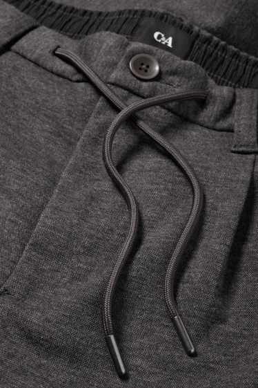 Bărbați - Chino - tapered fit - gri închis
