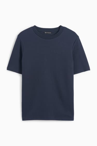 Copii - Băieți - Tricou cu mânecă scurtă - structurat - albastru închis
