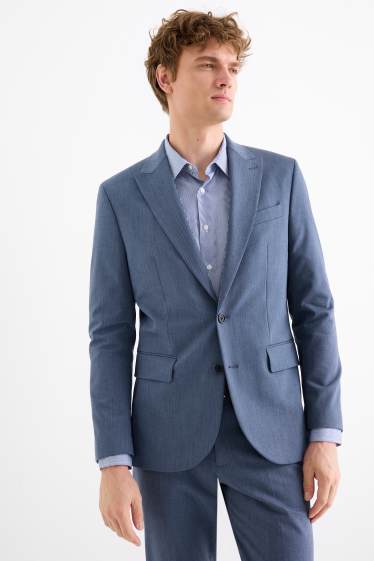 Bărbați - Sacou modular - slim fit - Flex - albastru