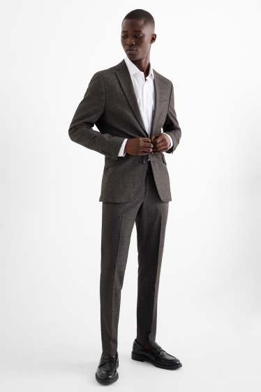 Bărbați - Pantaloni modulari - slim fit - Flex - LYCRA® - gri închis