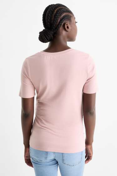 Femei - Multipack 2 buc. - tricou gravide - negru / roz