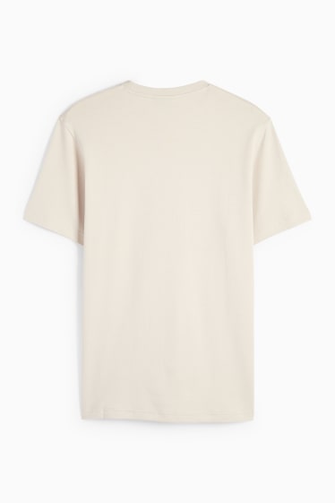 Bărbați - Tricou - regular fit - bej deschis