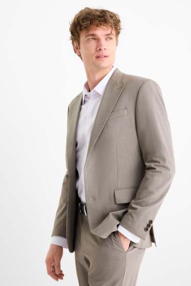 Bărbați - Sacou modular - slim fit - Flex - bej