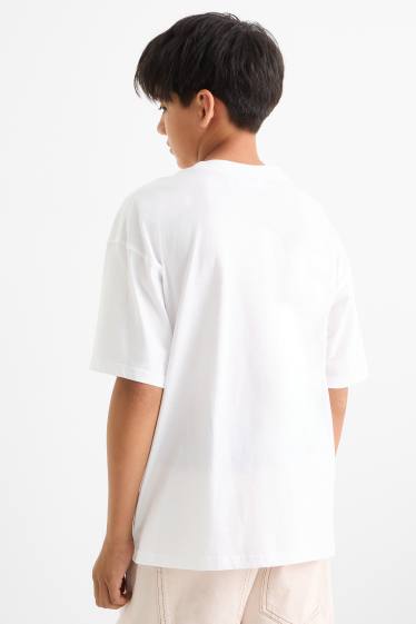 Copii - Băieți - One Piece - tricou cu mânecă scurtă - alb