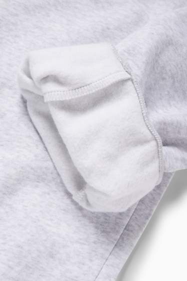 Femei - Pantaloni de trening - gri deschis melanj