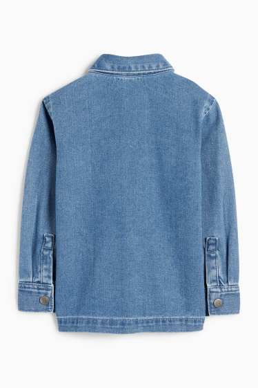 Copii - Băieți - Dinozaur - cămașă din denim - denim-albastru