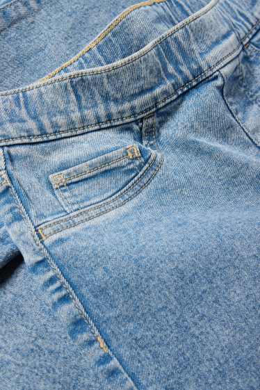 Femei - Jegging jeans - talie medie - denim-albastru deschis