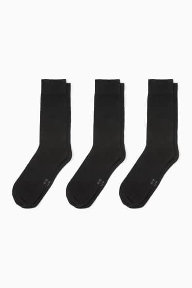 Bărbați - Multipack 3 perechi - șosete - negru