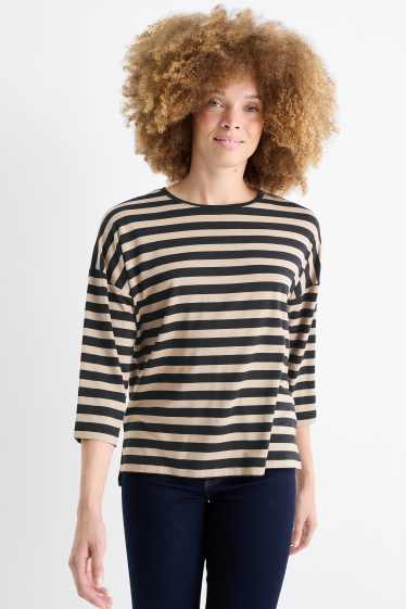 Femei - Multipack 2 buc. - tricou cu mânecă lungă - regular fit - albastru închis