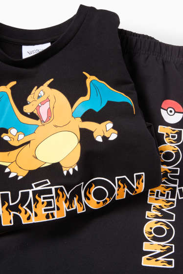 Copii - Băieți - Pokémon - pijama - 2 piese - negru
