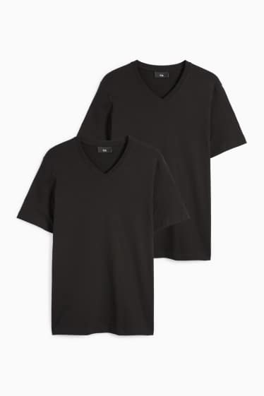 Bărbați - Multipack 2 buc. - tricou - regular fit - negru
