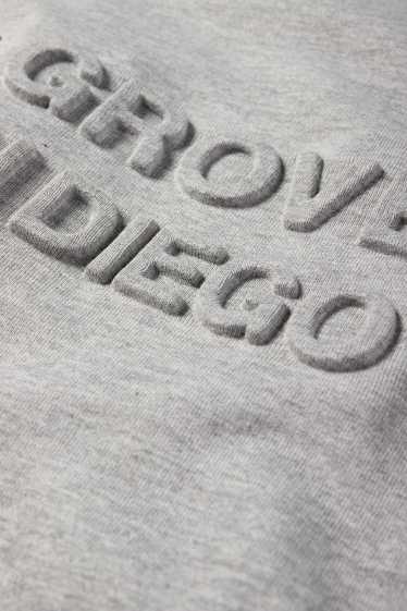 Bărbați - Tricou - relaxed fit - gri deschis melanj