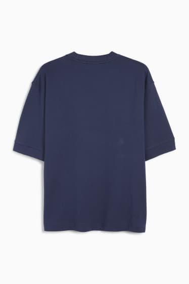 Bărbați - Tricou - relaxed fit - albastru închis
